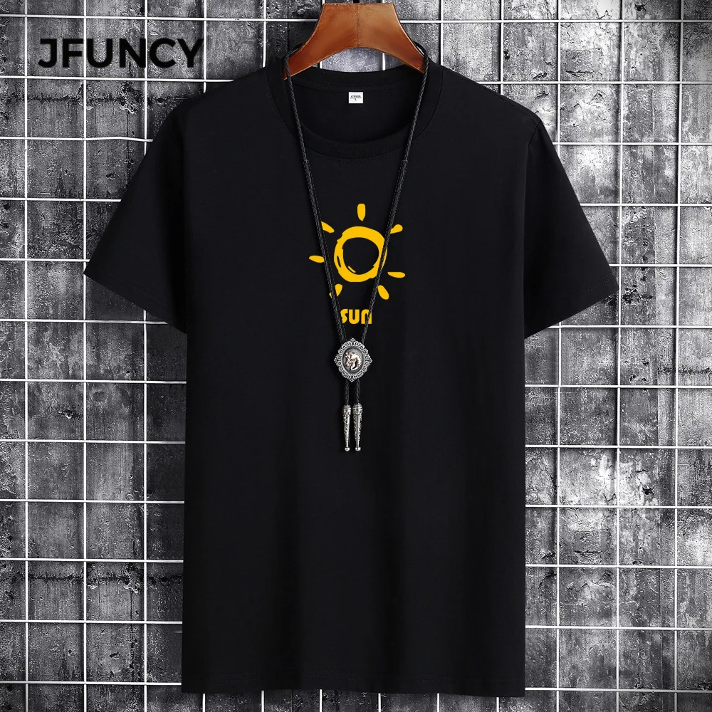 Anime Gothic 2022 New Summer Cotton Man T-Shirt T Shirts Fashion Harajuku Sun Printing short T-Shirts Breathable Men Tshirt Tops