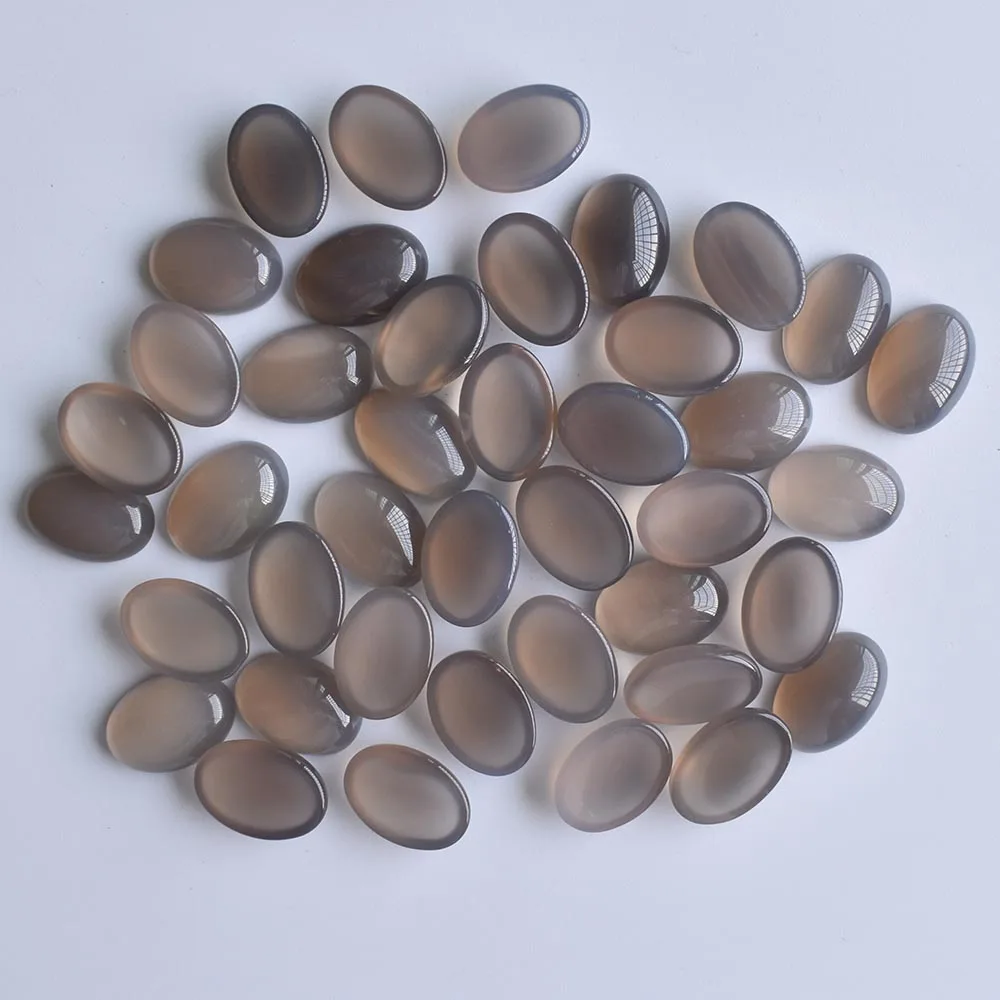 2020 Modischer Bestseller: Gemischte Naturstein-Oval-Cabochons aus Tigerauge und Opal, 10x14mm, Großhandel 50 Stück/Lot, kostenloser Versand – Detail 14