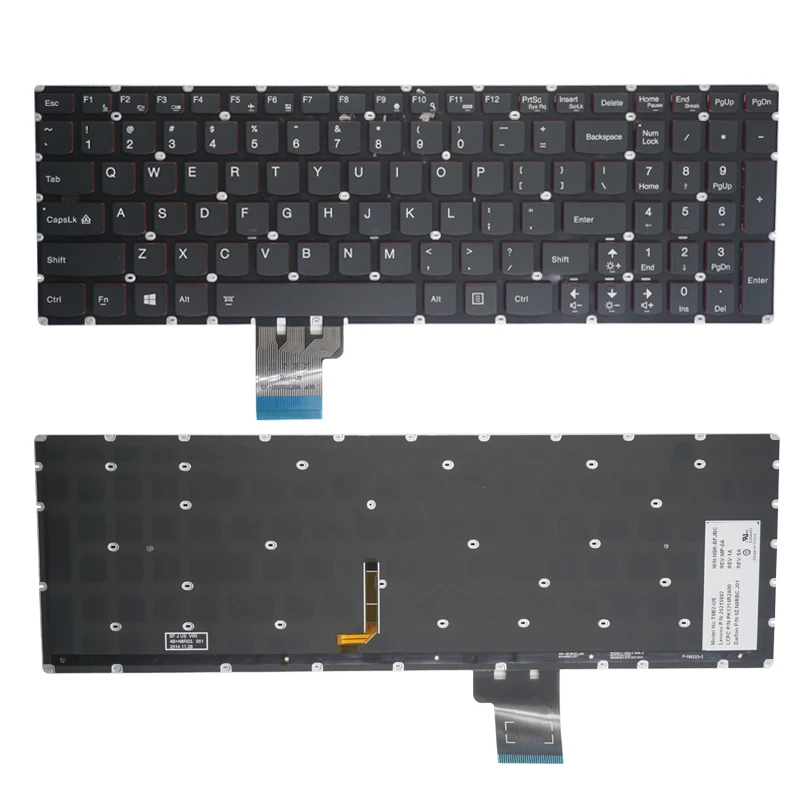 New English Layout Keyboard For Lenovo Y50P Y50 Y50-70 Y50-70AS Y50-80