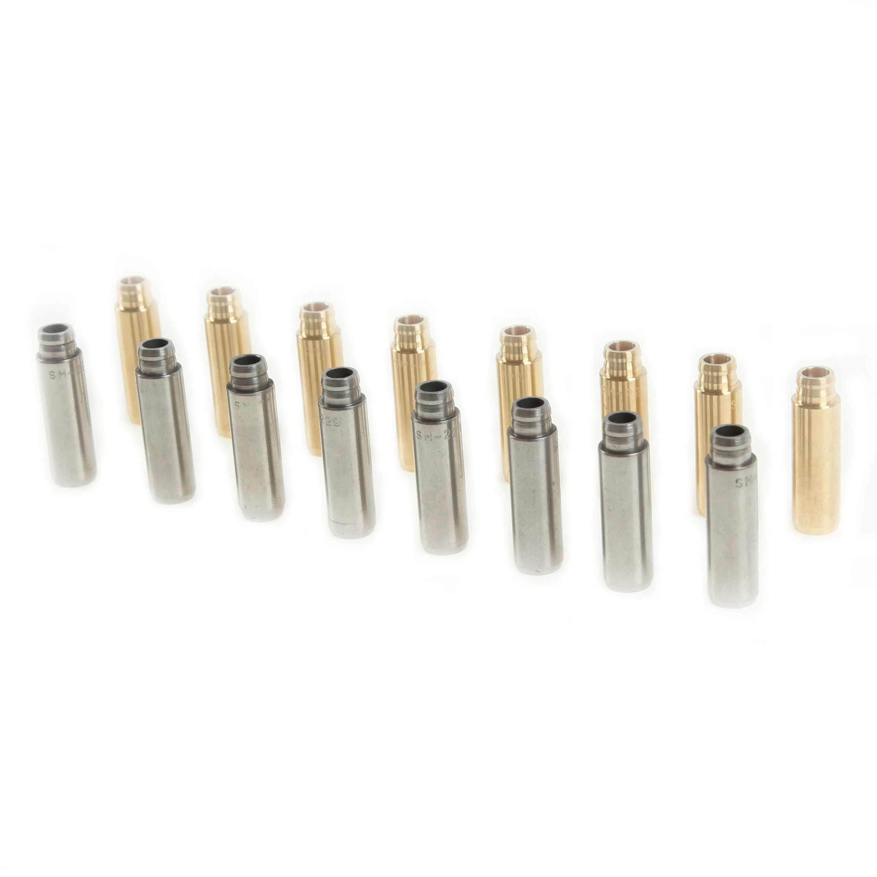 16PCS Engine Part Valves Shaft Guides 6mm Valve Guide Pipe For Audi A3 A4 A5 A6 VW Skoda Seat 1.4 1.8 2.0 TSI Duct Catheter Pipe