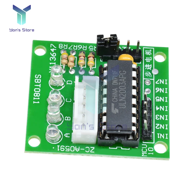 ULN2003 Stepper Motor Driver Board Newest Test Module Motor Drive Controller for Arduino AVR SMD 28BYJ-48 5V 12V High Power