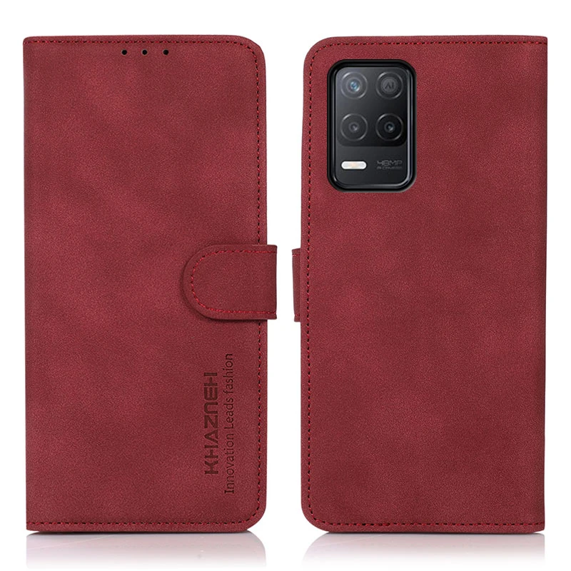 Suede Shockproof Case Leather Texture Wallet Funda Realme 8 Pro 8Pro 4G Flip Case 360 Protect Bumper Shell For OPPO Realme 8 5G