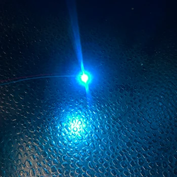 Pre-Wired 3V #0402 Smd Led Ice Blauw, 30 Cm Draden Pre Gesoldeerd, hobby Model Kit/Railway/Starship/Gundam Verlichting En Elektronische
