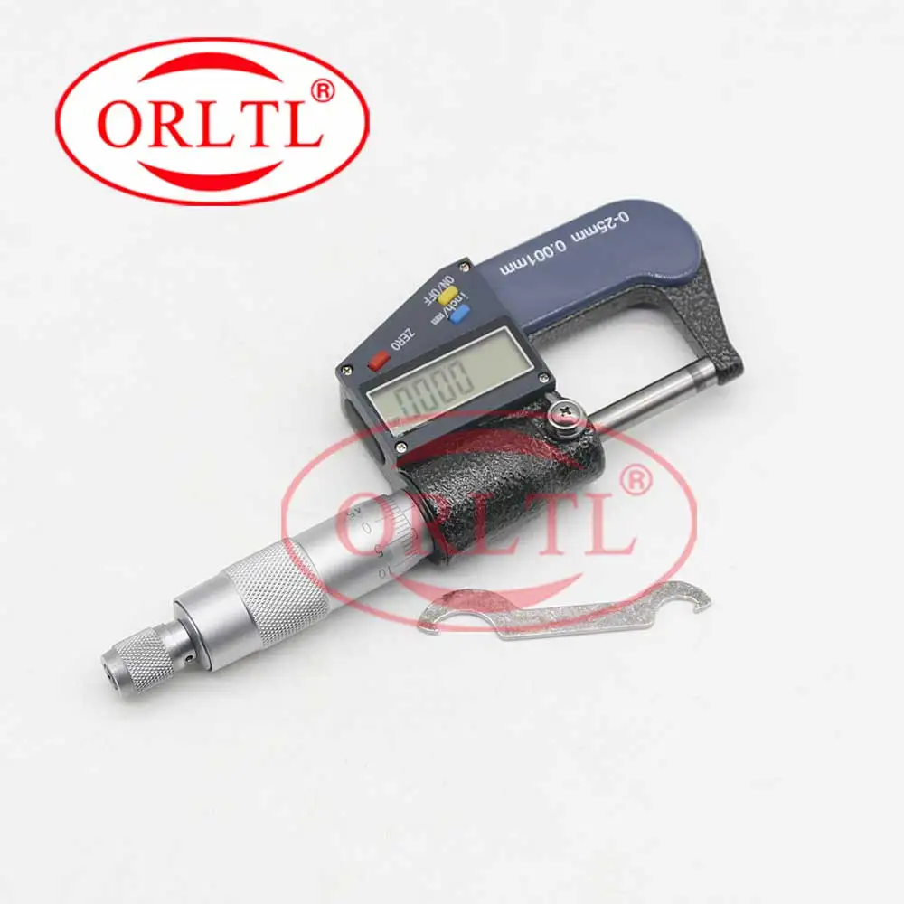 For Bosch denso diesel injector Measuring Tools 0.001mm 0-25mm Digital Micrometer Gauge For Common Rail Injector Spare Parts