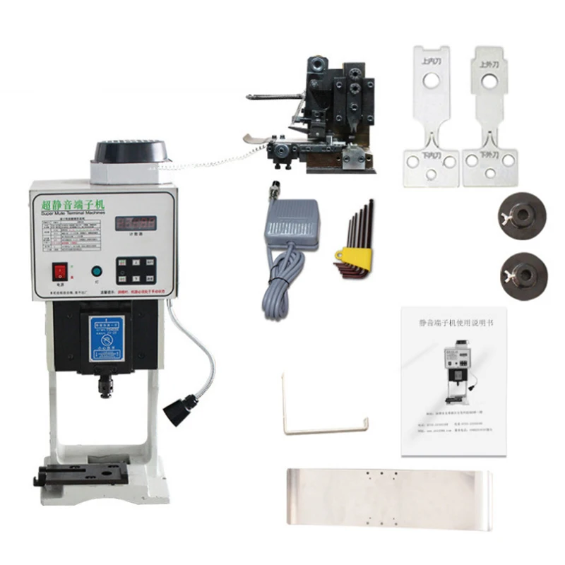 

2/3/4T Terminal machine automatic terminal crimping machine mute end machine crimping machine cast iron integrated body