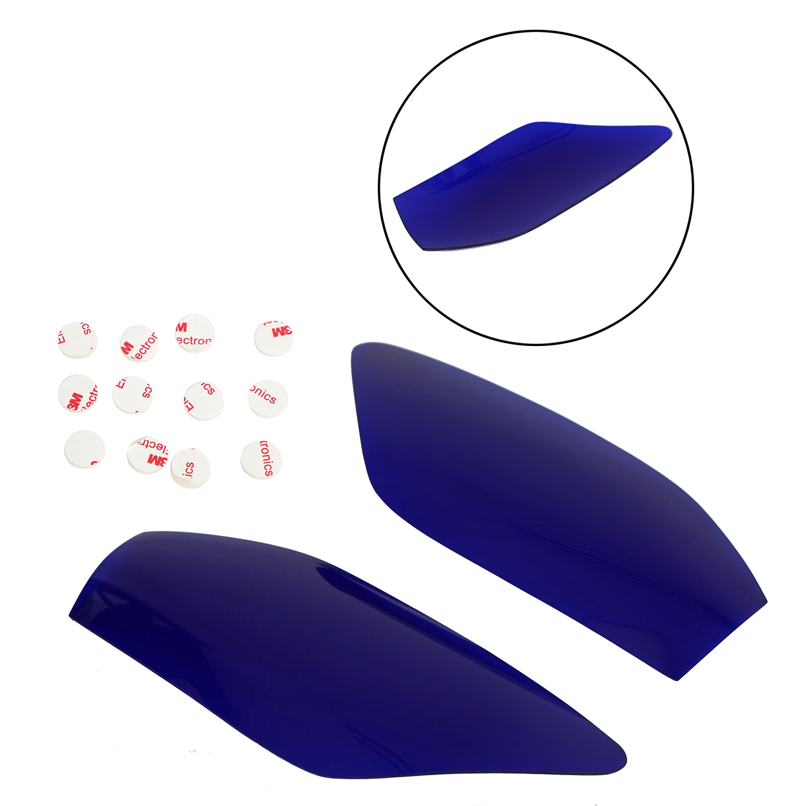 Topteng Front Headlight Lens Protection Cover Fit for Yamaha Yzf-R6 Yzf R6 1998 1999 2000 2001 2002 Blue Motorcycle Accessories