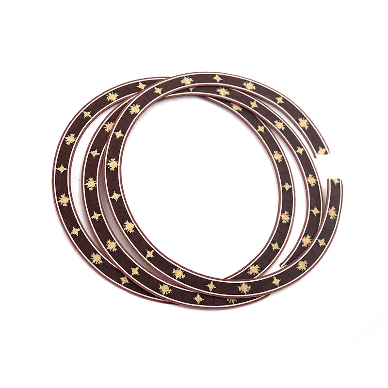1PCS Rosewood Inlay Maple Wood Guitar Sound Hole Circle Acoustic Guitar Accessories Solid Wood Guitar Soundhole