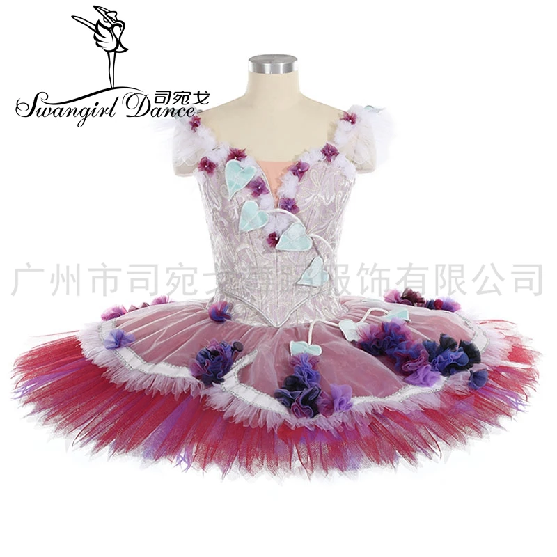 split high quality handmade professional Tutu Lilac Fairy custom-made performance ballet tutu stage costumes BT9316