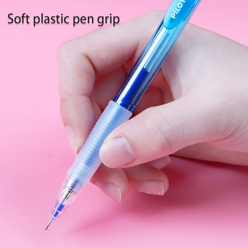 5 PILOT Transparent Colored Rod Swing Mechanical Pencil HFGP-20N Non-breakable Mechanical Pencil 0.5 Automatic Lead for Drawing