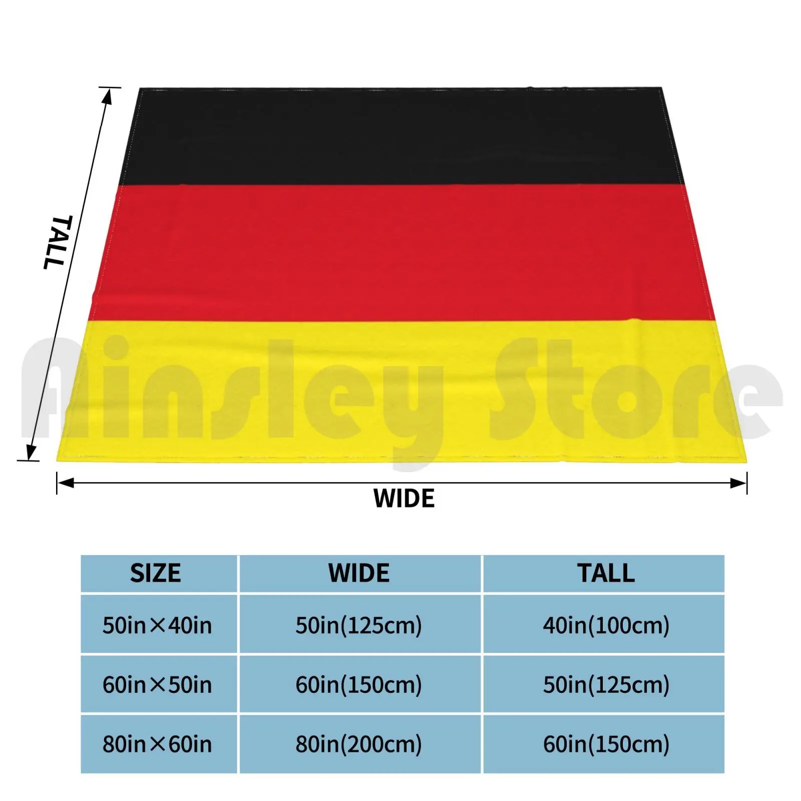 Flag Of Germany , German Flag , Germany , Flag , Flagge Deutschlands , German Blanket For Sofa Bed Travel Flag