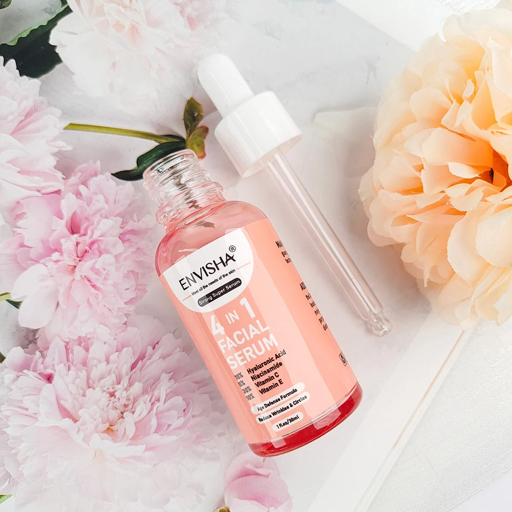 ENVISHA Gesichts Serum Hyaluronsäure Niacinamid Vitamin Gesicht Hautpflege Anti-Aging Falten Bleaching Feuchtigkeitsspendende Schrumpfen Poren – Detail 12
