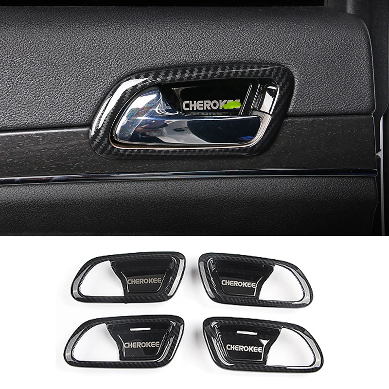 For Jeep Grand Cherokee WK2 2011 2012 2013 2014 2015 2016 2017 2018 2019 2020 Car Inner Door Handle Bowl Frame Cover Trim Case