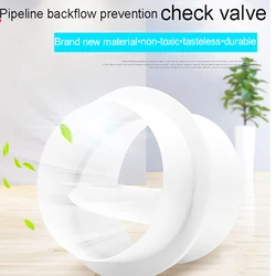 Draft Blocker Damper Ventilation Check Valve Draught Back Shutter For Inline Ducting Kitchen Home Ventilation Grill