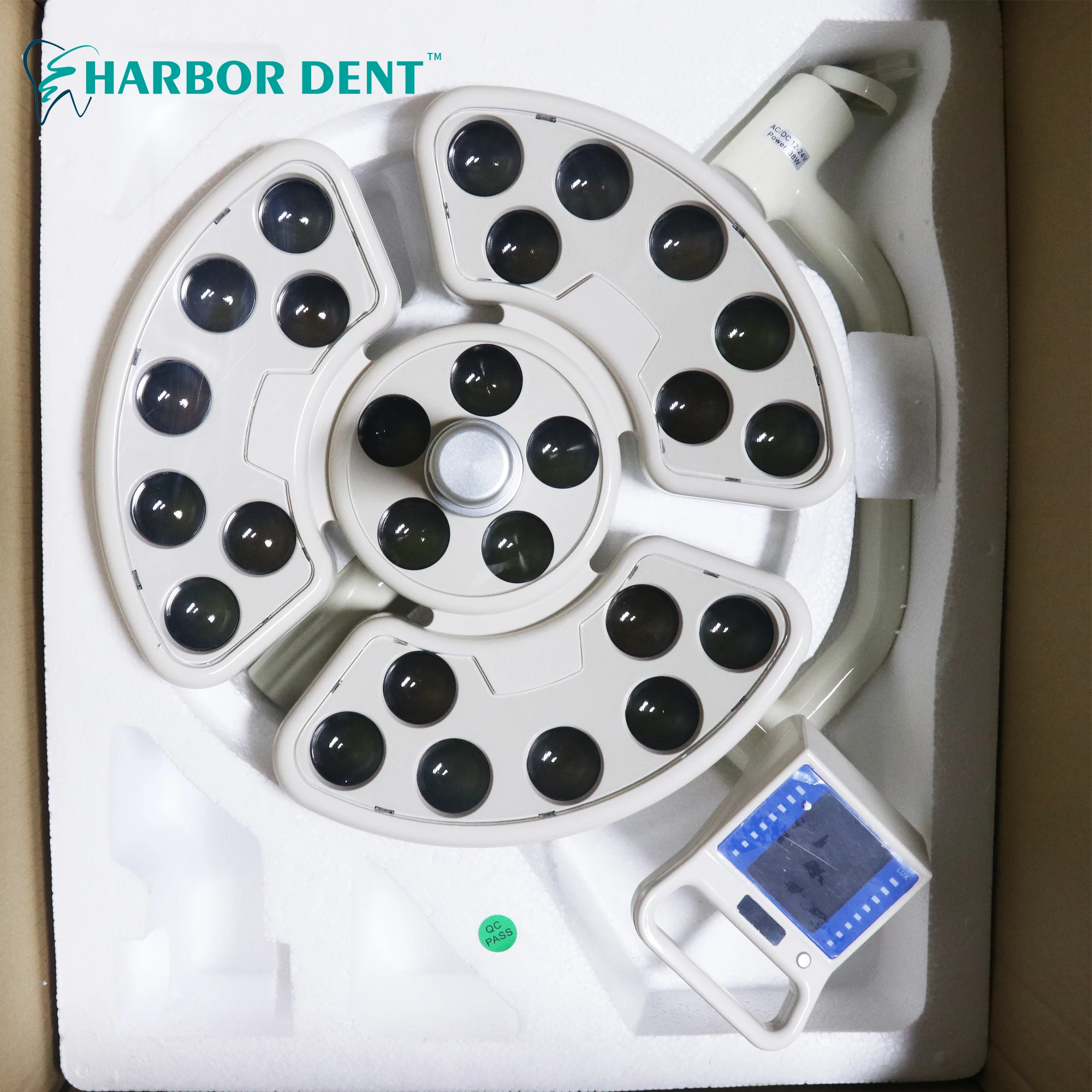 Dental Oral 26LED Implant Light Operation Lamp with Touch Induction Dentist Chair Shadowless Lamp Celling Chair Unit Arm Support