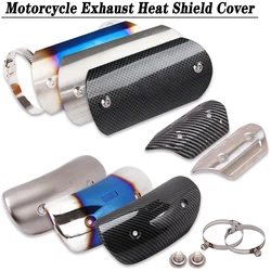 Universal Motorcycle Exhaust Heat Shield Cover Muffler Link Pipe Protector Guard Anti-scalding Cover For Yoshimura AR SC AK