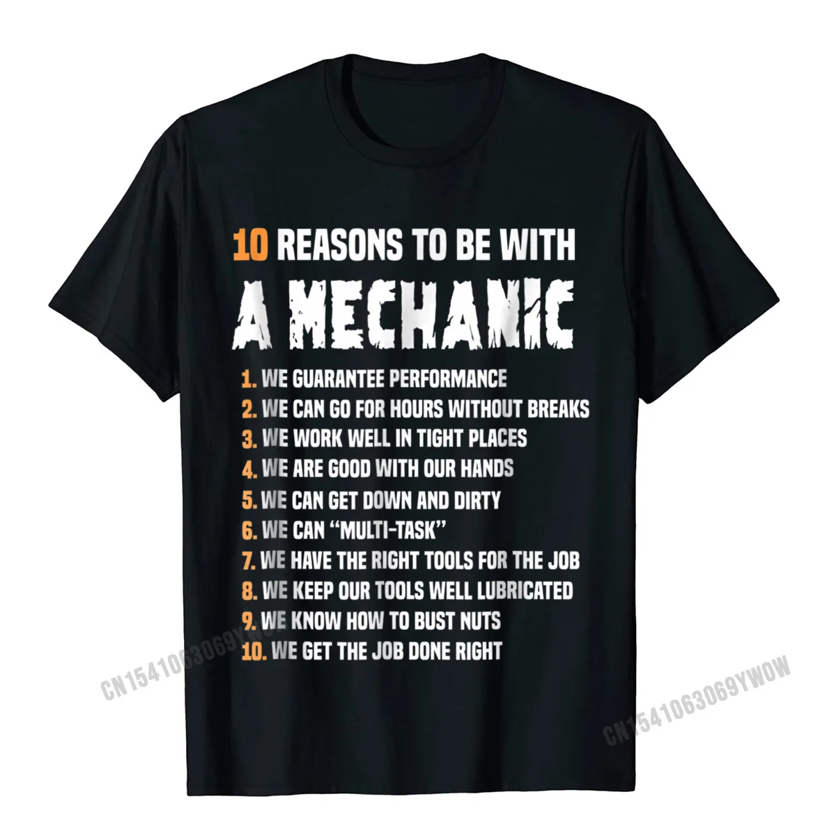 10 Reasons To Be With A Mechanic T-Shirt For Men Funny Camisas Men Print Tops & Tees For Men Cotton Top T-Shirts Leisure Hip Hop