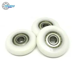BSR62840-10 8x40x10mm Round POM Roller For Rower 8*40*10mm Rowing Machine Seat Wheels OD 40mm Plastic Bearing