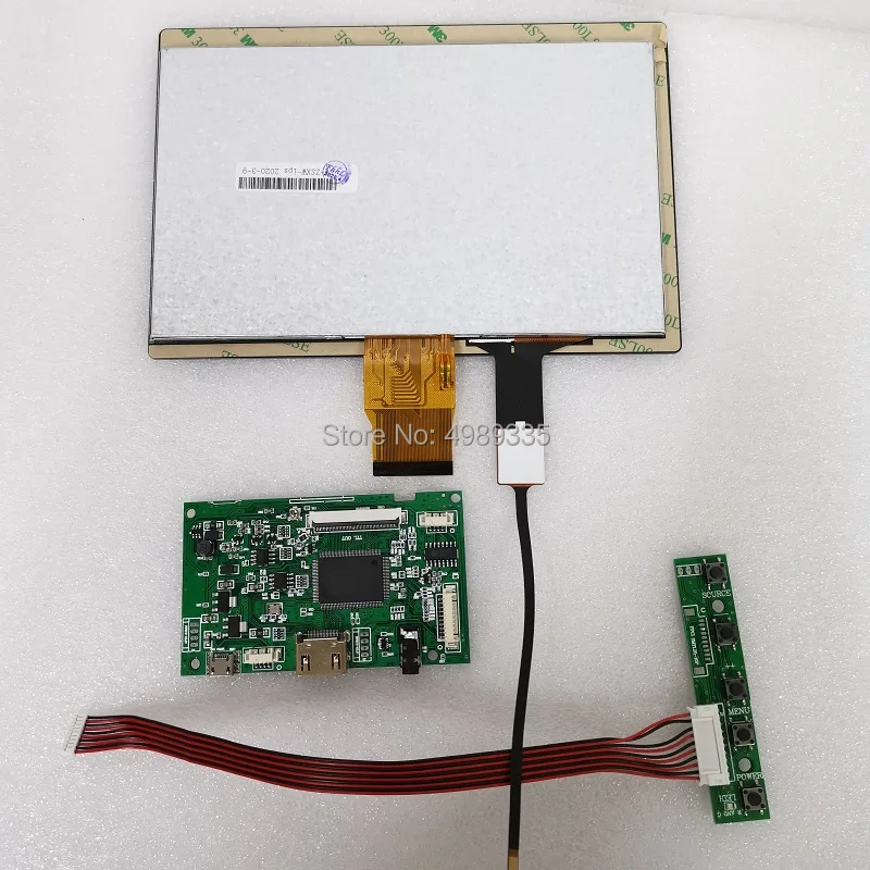 7 Inch Touch Display Module Groep Gewijd Voor Android Systeem IIC6P Plug En Play HDMI720P Resolutie 1024X600IPS Screen