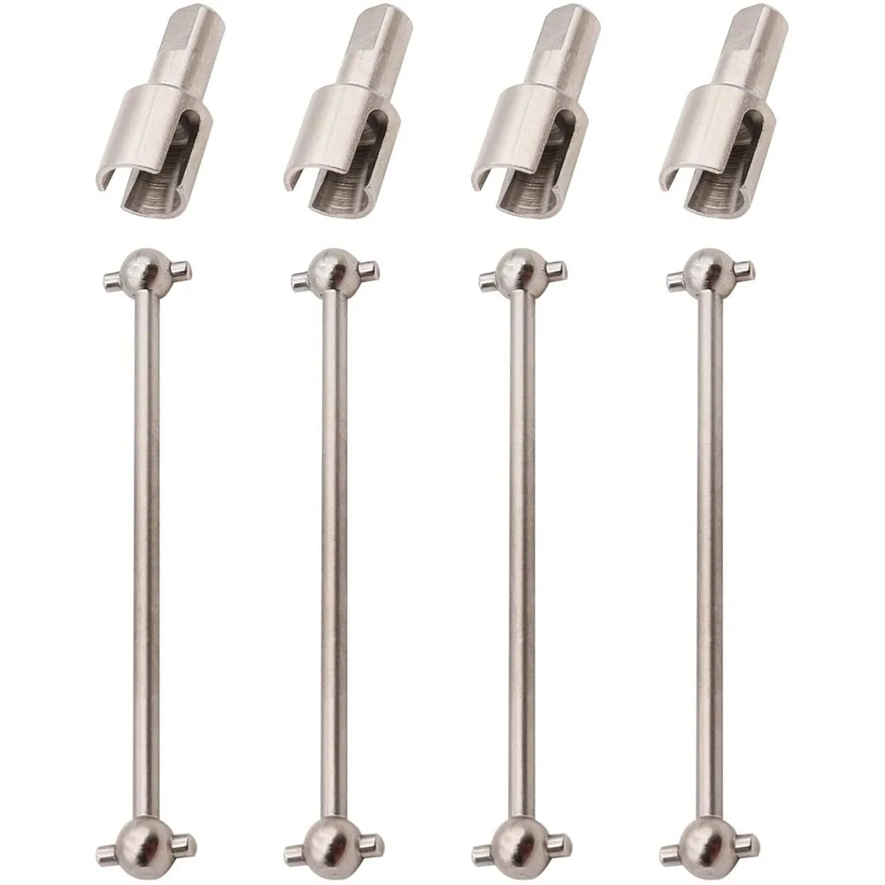 8P Metal Dogbone shafts & Differential Reduction Joint Cups for 1/14 WLtoys 144001 RC Remote Control Car Replacement Spare Parts