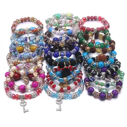 10Pcs/Lot Mixed Bracelet Fashion Trend Women Bracelet Small Surprise Gift Jewelry Multicolor Friendship Bracelet Charm Jewelry