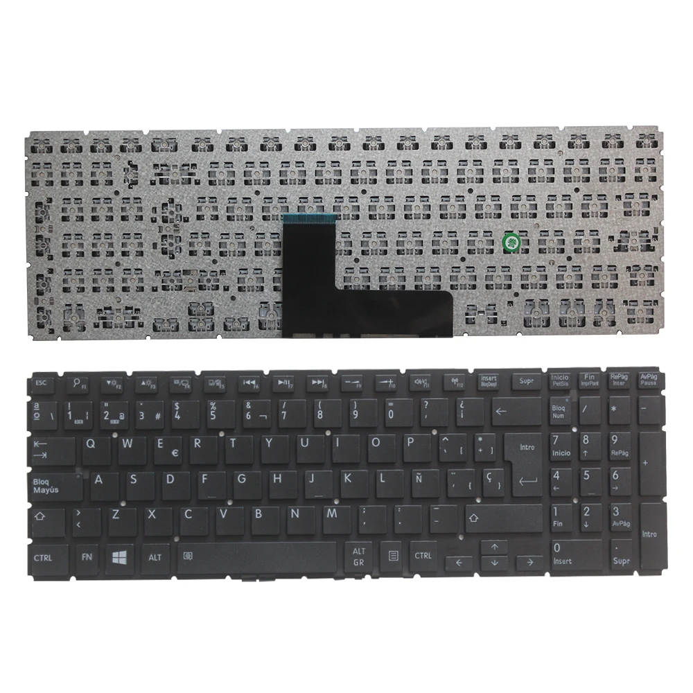 Nowa hiszpańska klawiatura do Toshiba Satellite L50-B L55-B L55DT-B S50-B S55-B SP klawiatura do laptopa czarna