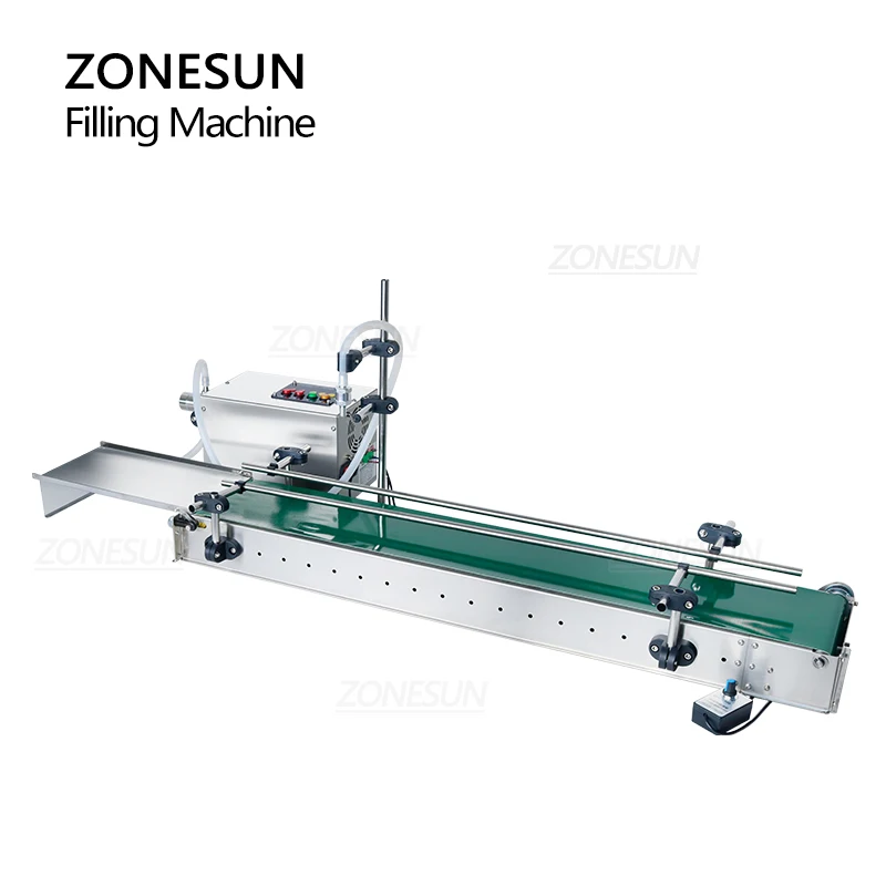 ZONESUN – pompe magnétique automatique ZS-MPYT600, Machine de remplissage d'huile essentielle 10-1000ml Max 100 ℃ liquide