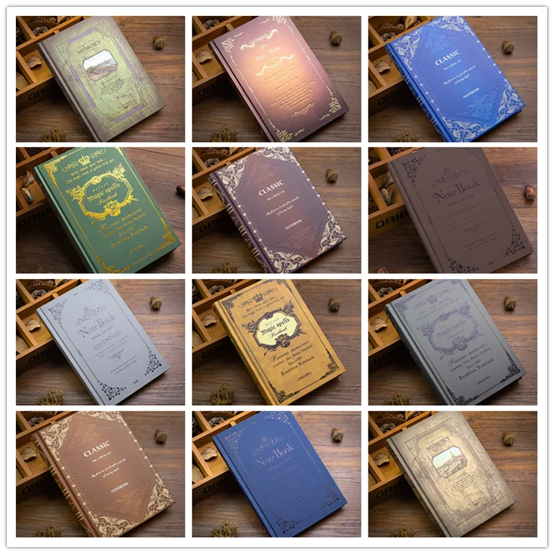 European Style A5 Diary Notebook Retro Magic Notebook Student Supplies Classical Gift Journal Notebook  Office Supplies