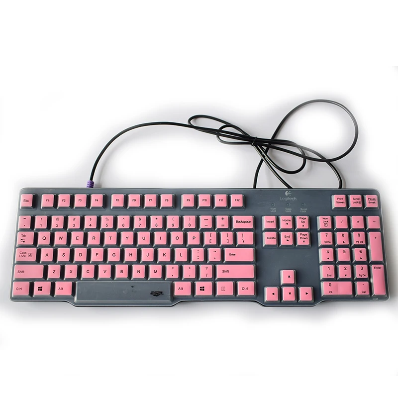 Keyboard Cover for Logitech MK100 K100 G100S 2th Desktop Keyboard Protective Film Button Full Coverage Dust Cover Protecter Film