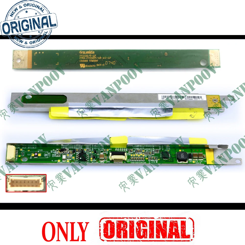 New LCD Inverter FOR HP Compaq Elitebook 2510p 2530P 2710P Use for AU Optronics-B121EW07 V.0 LCD Panel - PWB-IV11122T/A8-AU-LF