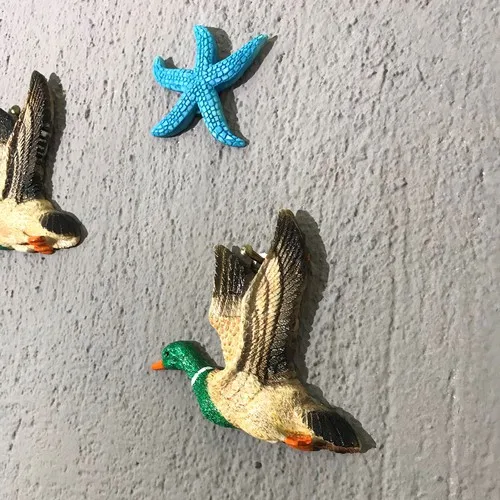 Bimbambom Flying Goose Wall Decoration Set of 5, Mini Decorative Wall Decoration