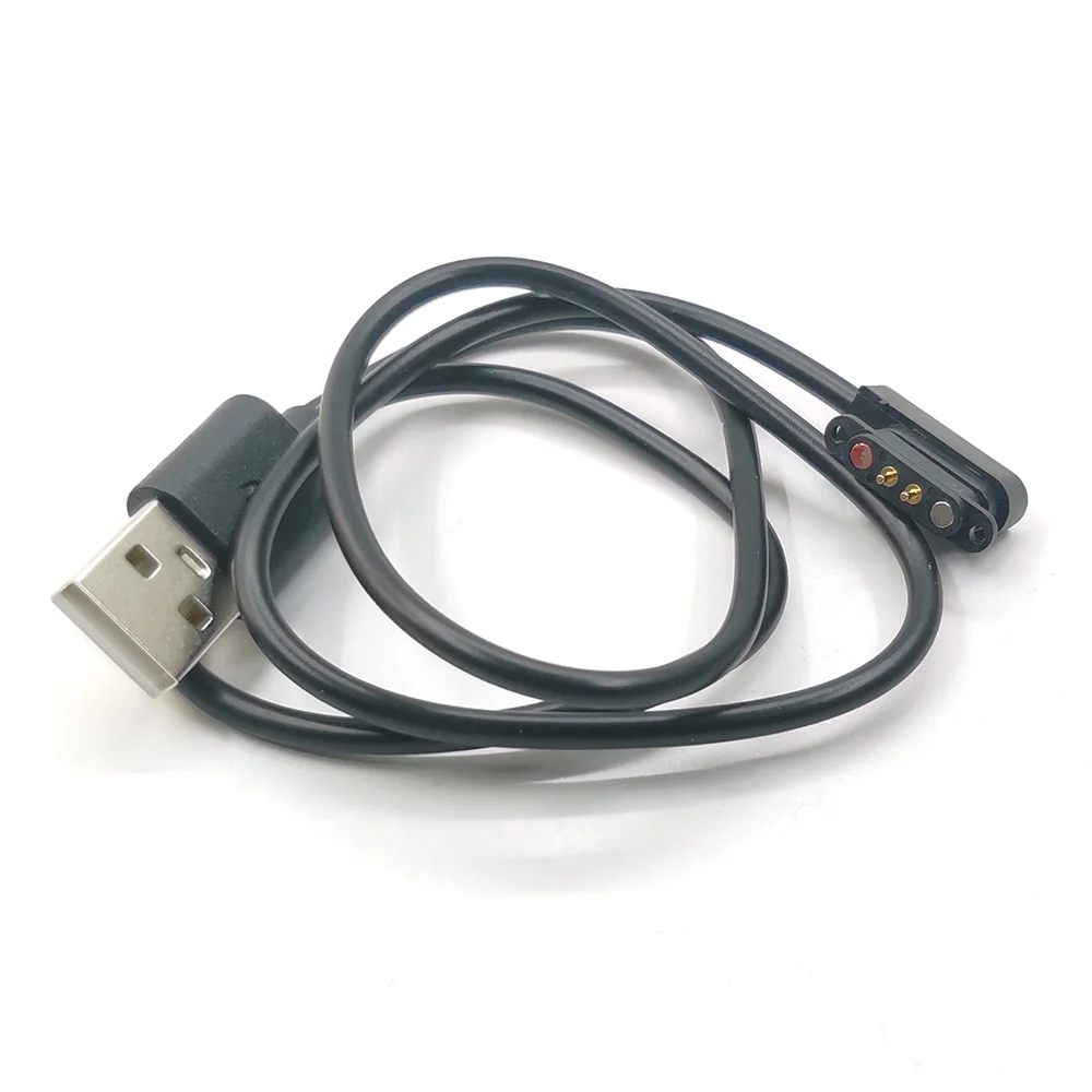 1Set Magnetic Usb Charging Cable Male Female Pogo Pin Connector Power Port 2 Pin Magnets Contact Pad PCB Charging Socket Jack