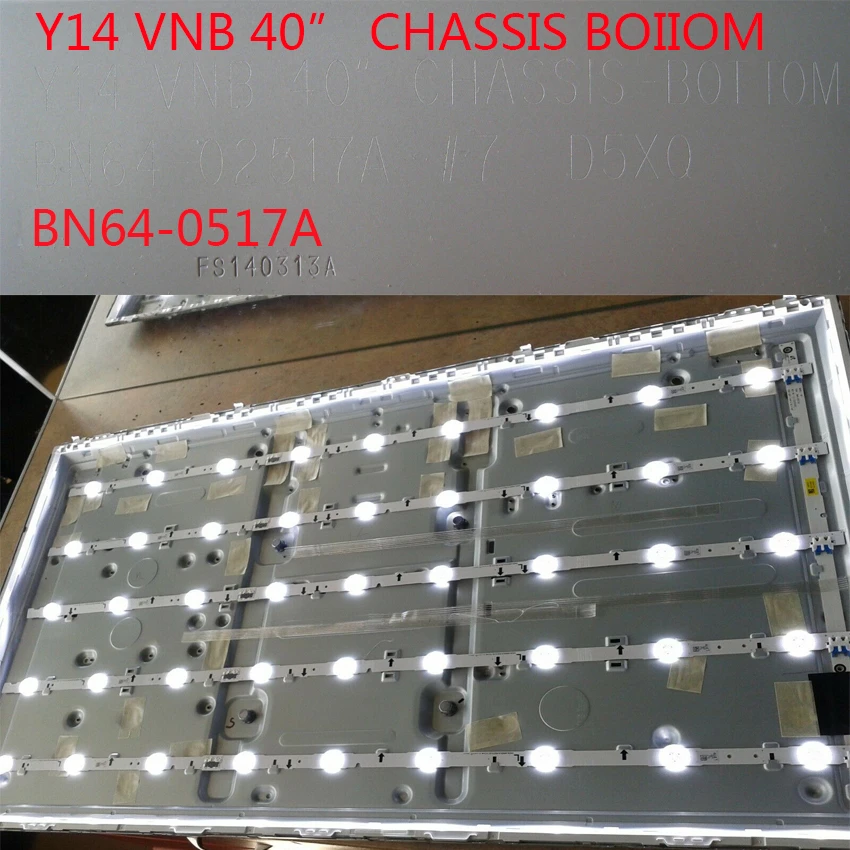 Bombillas de TV para Samsung, barra de luz LED de fondo, regla de tira, D4GE-400DCA-R1, 400DCB-R2, UE40J5510AU, UE40J5530AU, UE40J5550AU, UE40J5600AK