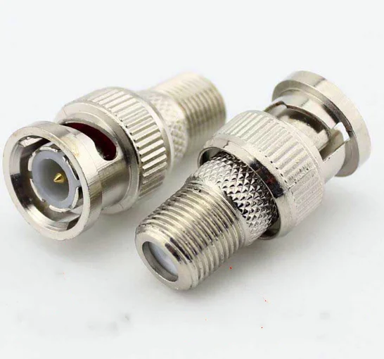 5Pcs BNC Male Plug untuk F Perempuan Jack Coax Konektor Adaptor untuk Kamera CCTV