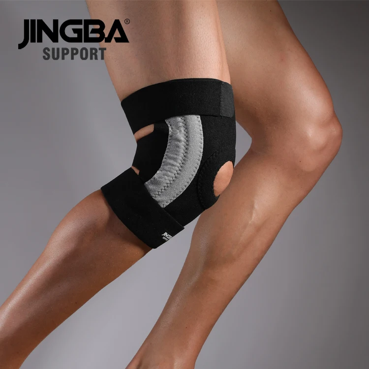 JINGBA SUPPORT Adjustable knee pads Outdoor sports volleyball knee brace support belt basketball Fitness knee protector rodiller