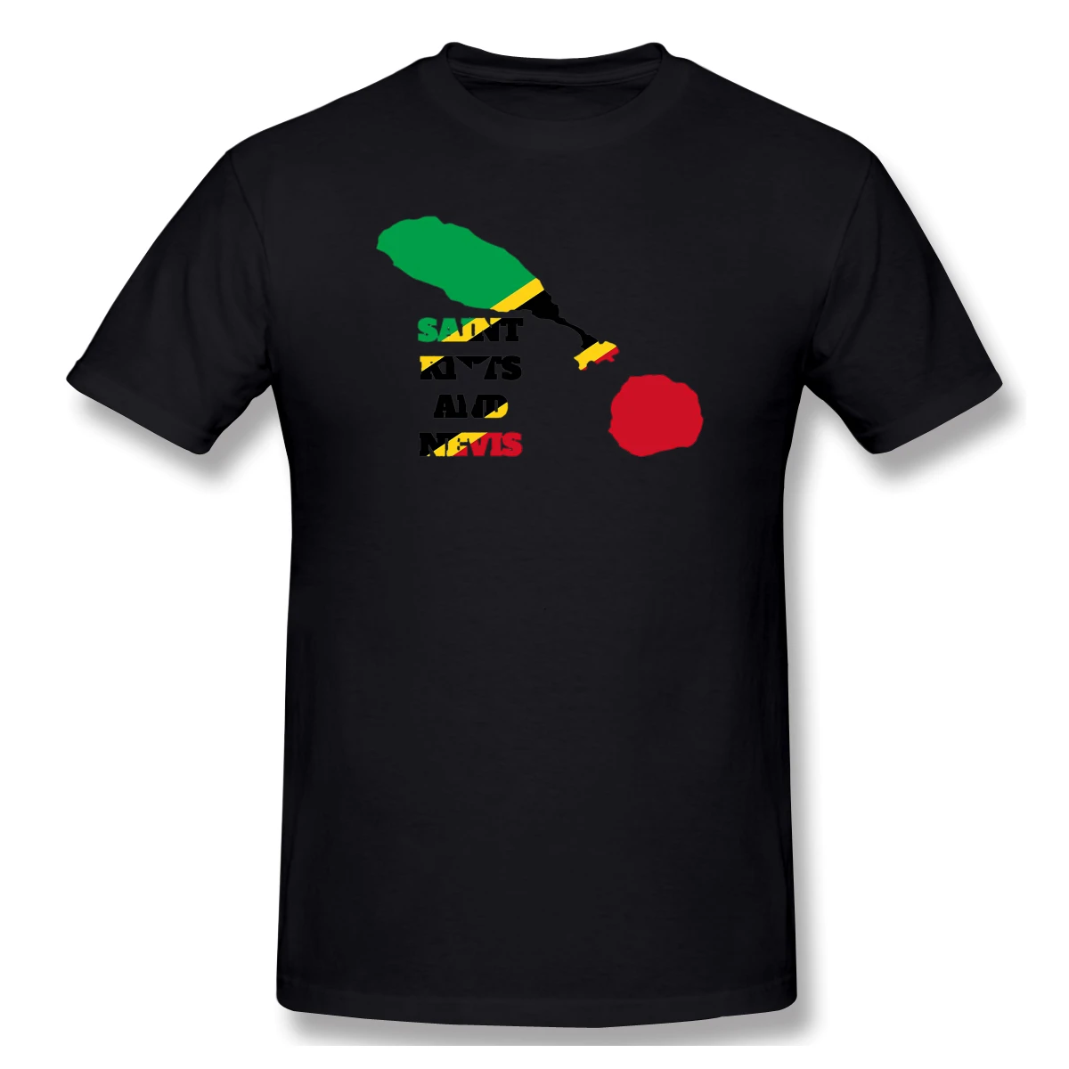 Man Saint Kitts And Nevis Map Flag  Gay, Proud, White, Pride home Creative Tshirt