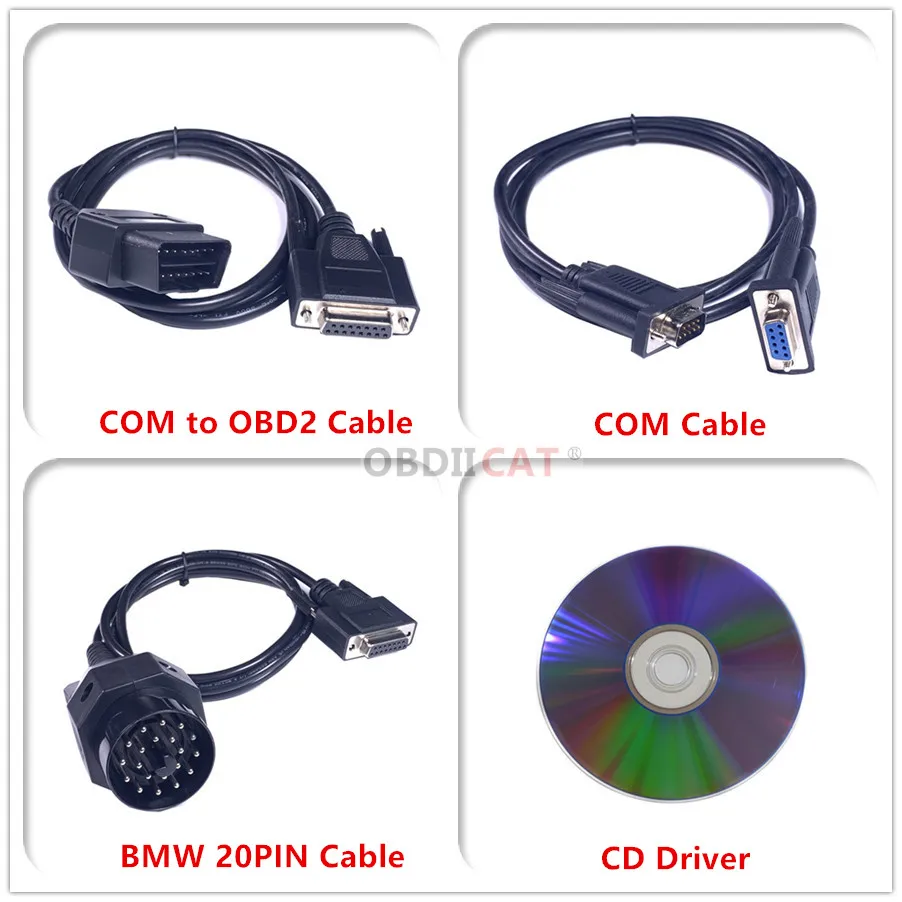 Strumento diagnostico Carsoft 6.5 per programmatore ECU B--M-W/Scanner MCU OBD2 per E30/E36/E46/E34/E39/E53/E32 con interfaccia PC RS232