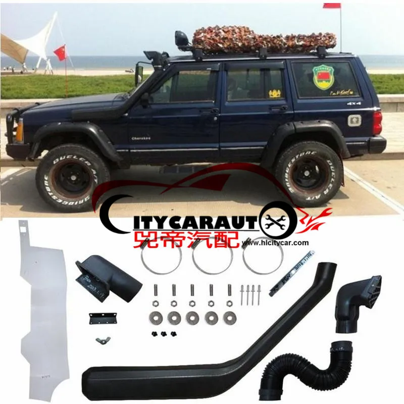 CITYCARAUTO AUTO PLASTIC PIPE SNORKEL FOR CHEROKEE XJ 2500 213 Air Intake LLDPE Snorkel Kit Set FIT XJ CHEROKEE 1985.1-1995.1