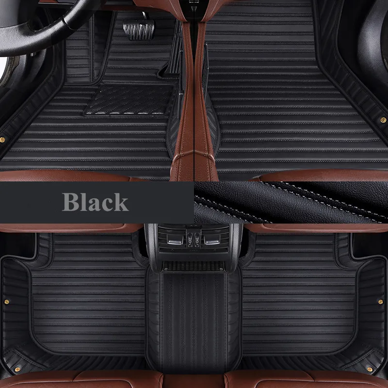 Good quality! Custom special car floor mats for Hyundai Santa Fe 7 sesats 2018-2006 waterproof durable carpets for Santafe 2016