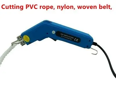 100W Electric Hot Knife Rope Cutter For PVC Nylon Woven Belt Cloth Cut 110V/220V