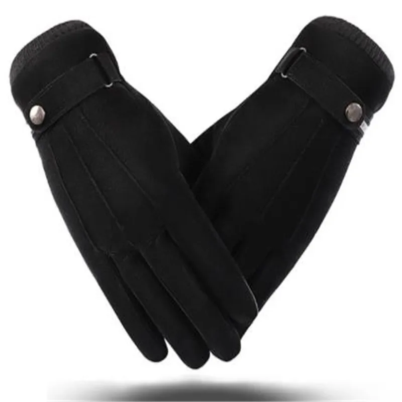 Winter new men breathing skin more classic three tendons and velvet touch screen saver warm gloves cycling wind proof ST-806