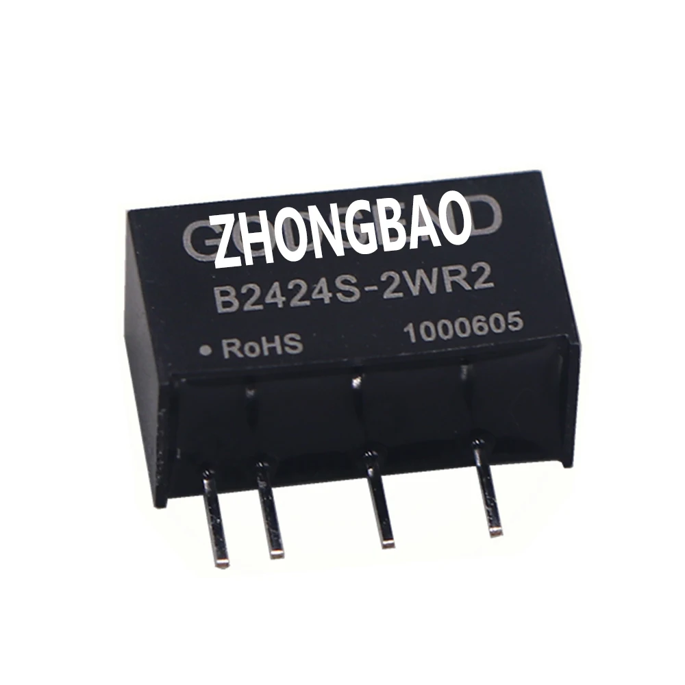 (1PCS) (2PCS) (5PCS) (10PCS) b2424S-2WR2ใหม่ SIP4อินพุต: 24V เอาต์พุต: 24V 0.084A DC-DC 1.5kV แรงดันไฟฟ้า Isolate