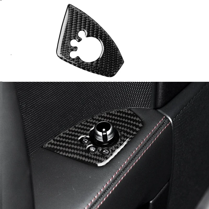 

Carbon Handle Sticker Button Frame Trim Window Lift Panel Cover Car Styling For Audi TT 8n 8J MK123 RS 2008-2014