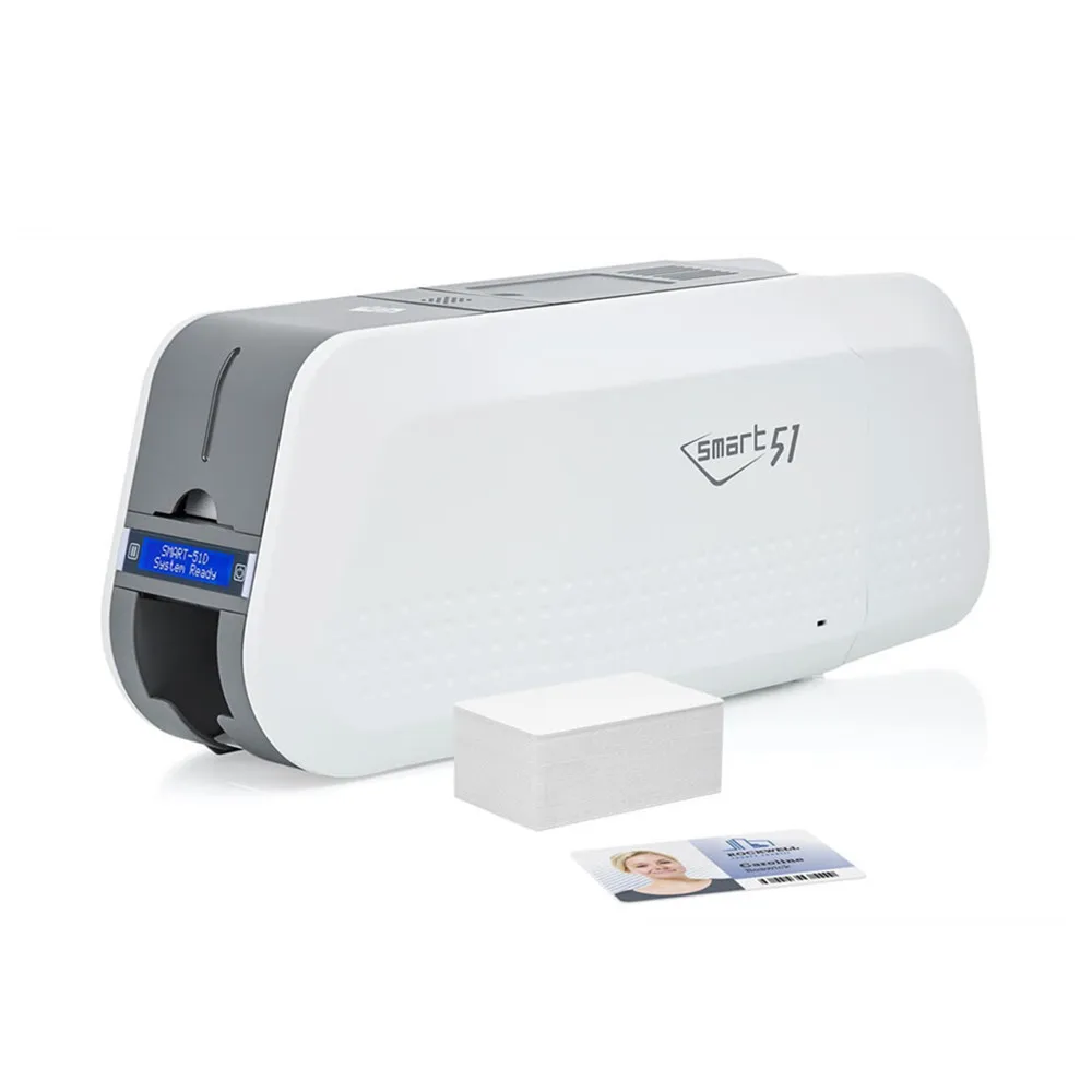 idp Smart FDP-851S single sided plastic PVC ID card printer come with a color ribbon 659705 CN version