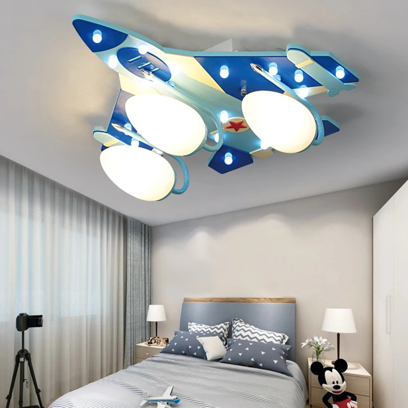 Bluetooth airplane living room decoration salon bedroom decor led lights for room indoor chandelier lighting chandeliers ceiling