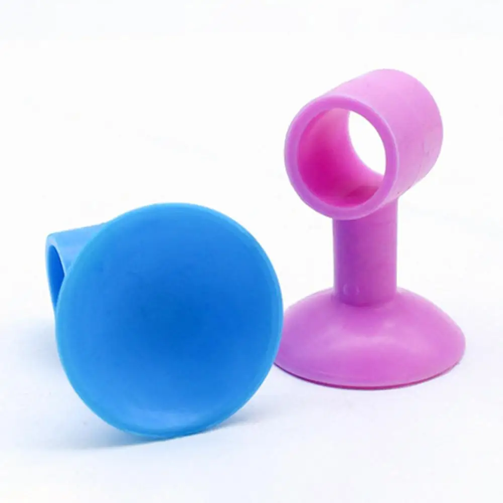 2Pcs Silicone Anticollision Sucker for Door Handle Home Door Protecting Pad Mute Silencer Suction Door Stops