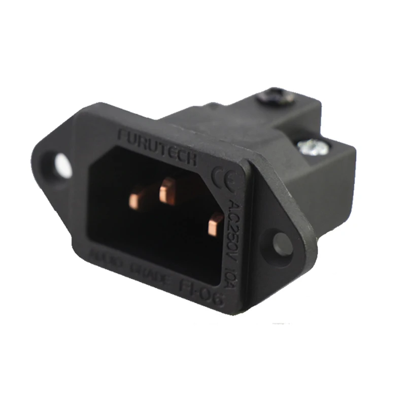 HiFi FI-06 Входная розетка переменного тока IEC из чистой меди Позолоченная MATIHUR HIFI Мощность для усилителя постоянного тока