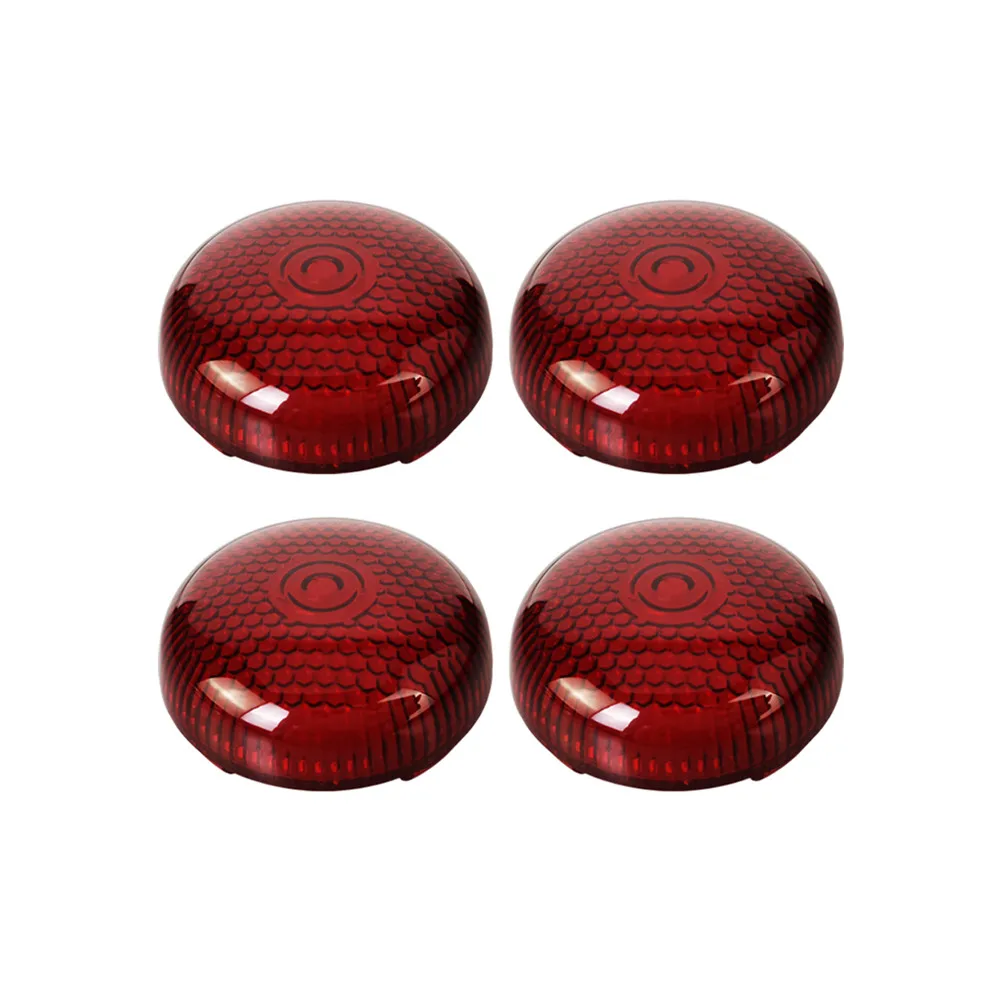 Motorcycle Turn Signals Light Indicator Lamp Lens Cover 2PCS/4PCS For Harley Touring Softail Dyna Sportster XL 883 1200 FLHX