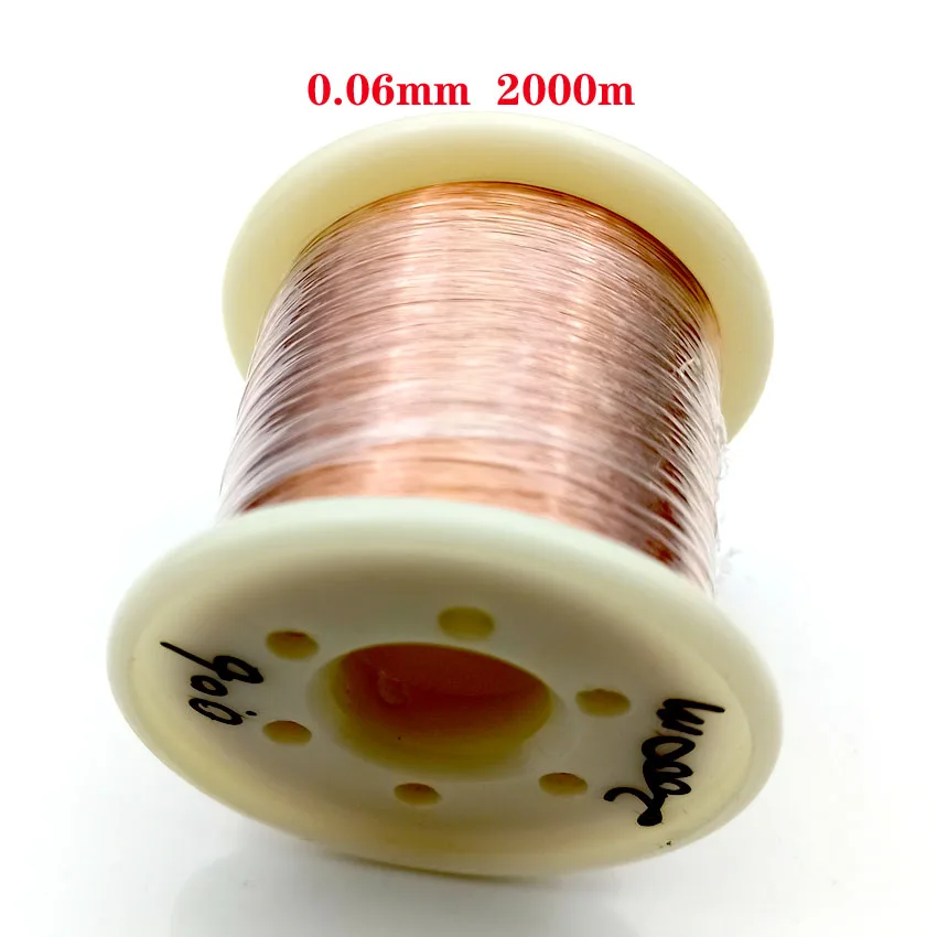 0.05mm 0.06mm 2000m Copper Wire Polyurethane Enameled Wire Qa-1-155 0.07 0.08 0.09 mm 1000m 2000m Meters/pc image 4