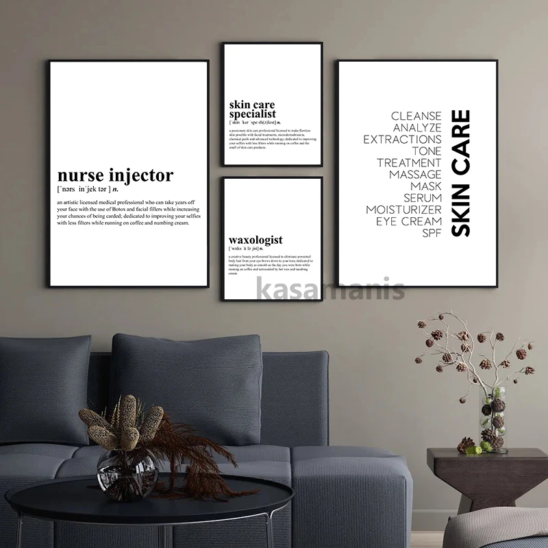 Lash Specialist Definition Canvas Prints Brow Specialist Quotes Poster Eyelash Eyebrow Beauty Salon Wall Art Painting Decor