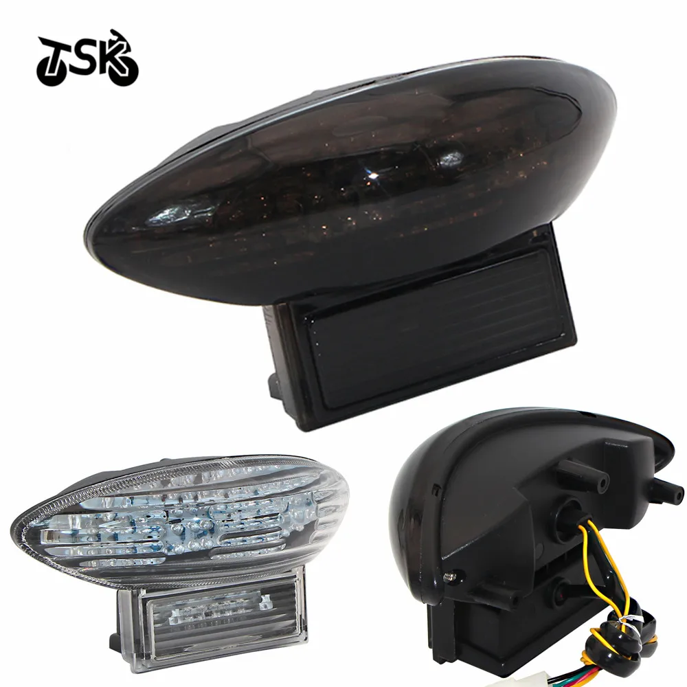 For Suzuki Hayabusa GSX1300R Katana GSX600F GSX750F Tail Light Brake Turn Signal Integrated LED Motorcycle Accessories